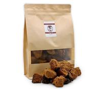 Siberian Wild Chaga Mushroom (Inonotus obliquus) I Grandfather George I Chunks 2-4cm I for Brewing and Infusion I 500g (17.6oz)