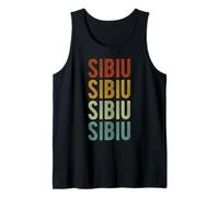 Sibiu City Romania Retro Tank Top
