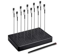 Siblaies Model making accessories, 10 x colours base, 1 brush and 1 abutment. Robust and stable third hand crocodile clips. Ideal for modelling, airbrush tools and helping hand soldering.