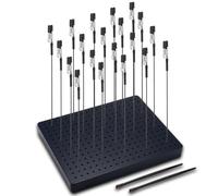 Siblaies Model making accessories, 20 x colours base, 2 brushes and 1 base. Robust and stable third hand crocodile clips. Ideal for modelling, airbrush tools and helping hand soldering.