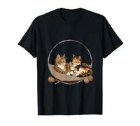 Sibling Cats - Two felines Sitting Together Brother, Sister T-Shirt