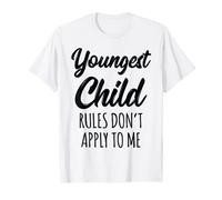 Sibling Shirt Rules Don't Apply To Me Youngest Child T-Shirt