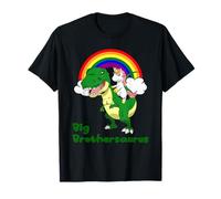 Siblings Brother Big Brothersaurus Sister Unicorn Dinosaur T-Shirt