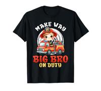 Siblings Make Way Big BRO ON Duty Funny Brothers T-Shirt