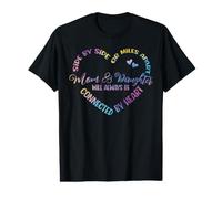 Siblings Side By Side Or Miles Apart Mom and Daughter Value Graphic T-Shirt