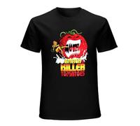 SIBOER Men's Attack of The Killer Tomatoes T Shirt Black XL