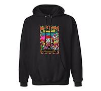 SIBOER Men's Killer Klowns from Outer Space Hooded Sweatshirt Black 3XL