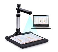 SIBOMTEX Adjustable HD High Speed USB Book Image Document Camera Scanner Dual Lens (10 Mega-pixel & 2 Mega-pixel) Max. A3 Scanning Size with OCR Function LED Light for Classroom Office Library Bank