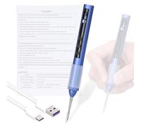 Sibomtex nt Electric Soldering on Portable USB Soldering Station 180-480℃ OLED Display Welding Pen with Temperature Setting and Calibration Function
