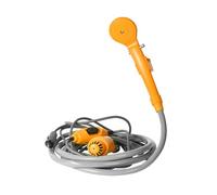 SIBOMTEX Portable Outdoor Shower Kit, 12V Camping Showers with Water Pump, 6 Meter Cable with Lighter Plug, Max 2.5L Water Per Minute
