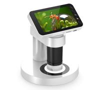 Sibomtex Portable Professional 1000X Magnification Optical Micro 4.0-inch TFT Color Screen Versatile Science Experiment Kit for Elementary and Middle School Students