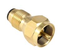 SIBOMTEX Safety POL Adapter Propane Refill Adapter Solid Brass Regulator Valve LPG Tank Refiller Canister Fill Coupler for 1LB Small Cylinders