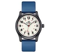 SIBOSUN Nurse Watch for Medical Students, Doctors - Unisex Easy to Read Dial Military Time Second Hand Water Resistant Silicone Band Men Women Black
