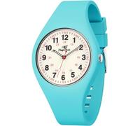 SIBOSUN Nurse Watch for Men Women Silicone Analog Quartz Watches with Second Hand Luminous Watch for Women Wrist Watch Simple Casual Watch Easy to Read Waterproof Watches, 1.b6 Sky Blue White