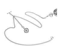 SIBOSUN Pocket Watch Double Albert Chain T Bar Watch Chain 3 Hook Antique Fob Curb Link Chain for Men with Life Tree Pendant Design, 29 inches, Alloy