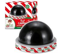 SIC Christmas Elf Dummy Camera - Santa Cam Dummy CCTV with Flashing Red LED Light - Realistic Dummy CCTV Christmas Decoration to Keep Kids Well Behaved & Protect Gifts