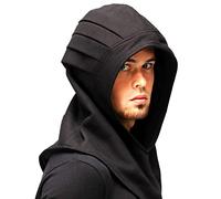 SIC HOODS Kombat Ninja Hood Black Mask Scorpion Costume Zero Cosplay Tech Dark Wear