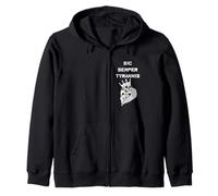 Sic Semper Tyrannis Skull King Thus Always to Tyrants Zip Hoodie