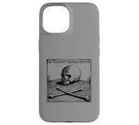 Sic Transit Gloria Mundi Motto Gothic Skull Death Symbol Case for iPhone 15