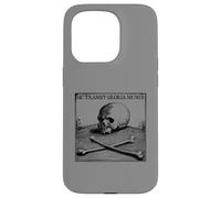 Sic Transit Gloria Mundi Motto Gothic Skull Death Symbol Case for iPhone 15 Pro