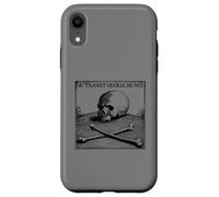 Sic Transit Gloria Mundi Motto Gothic Skull Death Symbol Case for iPhone XR