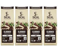 Sical Portuguese Clasico Coffee Beans Cafe 5 Estrelas 220G 4 Pack