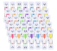 SICANAUO 35pcs Sand Timer for Kids, 2 Minites Toothbrush Hourglass Sand Clock, Colorful Sandglass Sand Timer, Cute Visual Management Timers Sets for Kids Kitchen Classroom Games Gifts