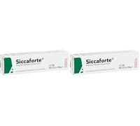Siccaforte | Intensive Dry Eye Gel with Carbomer | Smooth, Moisturizing for Fresh Eyes | Soothing and Sore Eyes | Comfortable for Day Time Use (Pack of 2)