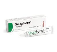 Siccaforte | Intensive Dry Eye Gel with Carbomer | Smooth, Moisturizing for Fresh Eyes | Soothing and Sore Eyes | Comfortable on Eyes for Day Time Use