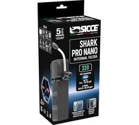 Sicce Shark Pro Nano 320 Internal 85 GPH Aquarium Power Filter up to 20 Gallon Aquariums | Quiet Spray Bar Mini Fish Turtle Pond Tank