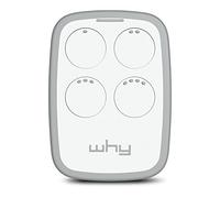 SICE - NEW WHY EVO Remote radio control Rolling code compatible with all brands and models white/silver