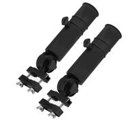 Sicheii Golf Cart Umbrella Holder Mount, Adjustable Umbrella Holder for Golf Push Cart, Universal Golf Trolley Umbrella Holder Clamp Stand for Fishing Beach Chair Stroller Wheelchair (2 Pieces)