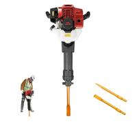 SICHENSH 52CC Demolition Jack Hammer with 2 Chisels 1500BPM Air Cooling