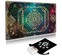 SichKards MTG Playmat with Card Storage Bag,Smooth Surface Non-Slip Rubber Base 24x14in,for Magic The Gathering and TCG Games,Perfect for Card Game Lovers,Altar Tarot Card