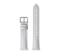 SiChouwz Soft Genuine Leather Strap 18mm 20mm 22mm Men Women Retro Cowhide Quick Release Bracelet Smart Watch Band(Light gray01,20mm)
