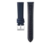 SiChouwz Watchband Geniune Leather Nylon Bracelet Business Vintage Watch Strap Quick Release Wristband 20mm 22mm(Blue-Silver,22mm)
