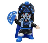 Sichuan Opera Face-Changing Ornament - Chinese Opera Figurine, Traditional Mascot Souvenir, Beijing Opera Inspired, Children's Gift & Cultural Collectible