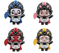 Sichuan Opera Face-Changing Panda Doll, 5 Interchangeable Faces, One-Click Face Swap, Chinese Culture Theme, Children's Gift Toy