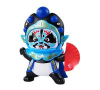 Sichuan Opera Face-Changing Panda Doll Interactive Toy Ornament Cultural with Press-to-Change Face Mechanism