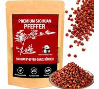 Sichuan Peppercorn,100g,Red Whole Dried Szechuans Peppercorns,Numbing and Tingle Effect, Less Seeds, Strong Flavor, Essential for Mapo Tofu, Kung Pao Chicken and Asine Cusine