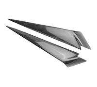 Sichuny 1Pair Carbon Fiber Headlight Eyebrows Cover Eyelids Trim For X1 E84 2009-2014 For Front Headlight