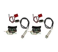 Sichuny 2X Under Saddle Piezo Pickup Onboard Preamp System for Acoustic Guitar