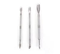 Sichuny 3Pcs Nail Art Stainless Steel Cuticle Spoon Remover Pusher Manicure Pedicure Set