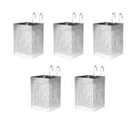 Sichuny 5X Stainless Steel Chopsticks Holder Hanging Cutlery Drying Basket Tableware Drainer with Hooks Kitchen Utensil(B)