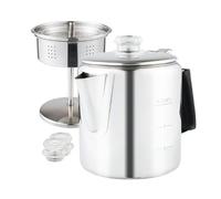 Sichuny 6 Cup Multipurpose Coffee Pot with Heat Glass Knob and Silica Gel Indoor Induction Hob