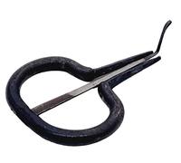 Sicilia Bedda - Marranzano Siciliano Originale - Sicilian Wind Chime - Handmade Cast Iron Product (9 CM, BLACK CAST IRON "NEW")