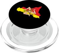 Sicilia Flag Sicily Palermo Italy PopSockets PopGrip for MagSafe