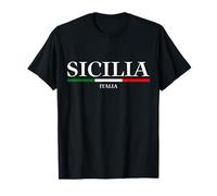 Sicilia Flag Sicily Palermo Italy T-Shirt
