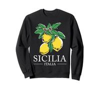 Sicilia Italia Sicily Italy Lemon Souvenir Sweatshirt