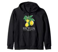 Sicilia Italia Sicily Italy Lemon Souvenir Zip Hoodie